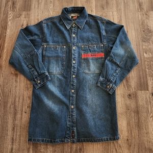 90s Mecca Button-Up Jean Jacket